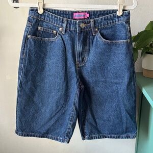 Edikted Blue Jean Shorts
